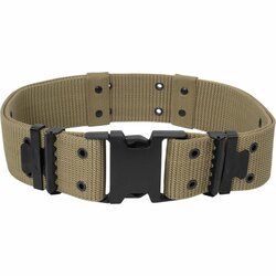 Pásek  široký  nylon  béžový