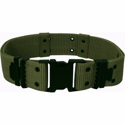 Opasek široký nylon olivový