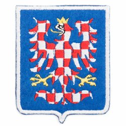 Nášivka Orlice moravská modrá VELCRO