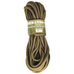 Padáková šňůra  BÉŽOVÁ 9mm/15m