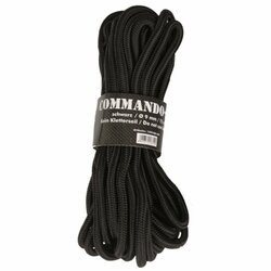 Padáková šňůra  ČERNÁ 9mm/15m