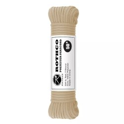 PARACORD 550-Lb 15m-4mm ROTHCO BÉŽOVÁ PARACORD 550-Lb 15m-4mm ROTHCO BÉŽOVÁ