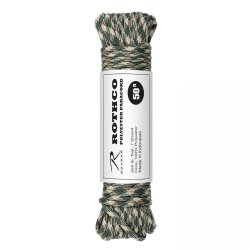 PARACORD 550-Lb 15m-4mm ROTHCO MASKÁČ PARACORD 550-Lb 15m-4mm ROTHCO MASKÁČ