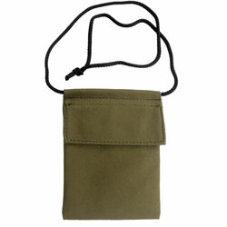 Peněženka na krk  dětská  olivová