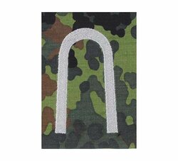 Výložka Bundeswehr  poddůstojník   barevná