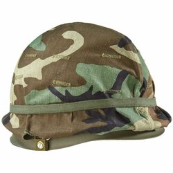 Povlak na US přilbu Woodland nový