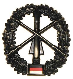 Odznak rozlišovací BW velký  Pozemní letecká obr.