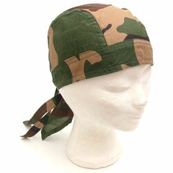Šátek na hlavu  potisk  WOODLAND
