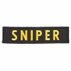 Nášivka SNIPER plátek  barevná