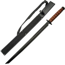 Taktický meč COMBAT Tanto Black 70cm