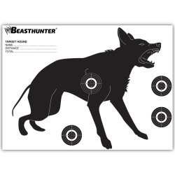 Terč silueta DIVOKÝ PES Beast Hunter 10ks