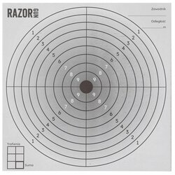 Terče pro vzduchovku RAZOR GUN 14x14cm 100ks