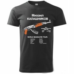 Triko s potiskem  KALAŠNIKOV