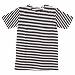 Triko Ruské krátký rukáv  černé pruhy