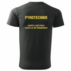 Triko s potiskem  PYROTECHNIK