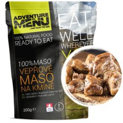 Vepřové maso na kmíně 200g ADVENTURE MENU