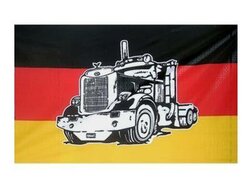 Vlajka Deutschland kamion
