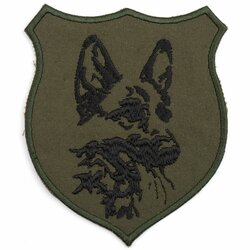 Nášivka VLČÁK velký VELCRO