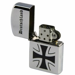 Zapalovač s potiskem  Deutschland  kříž