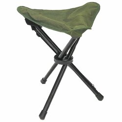 Skládací židle  Trojnožka   Olivová