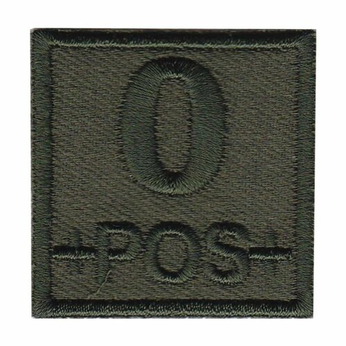 Nášivka krevní skupina 0 POS bojová