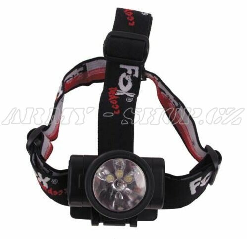Čelová svítilna FOX 3 LED + 1 KRYPTON