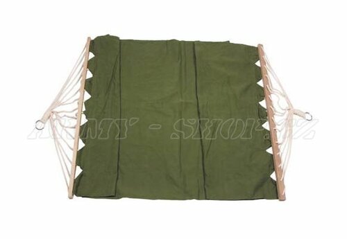 Houpací lehátko pevné olivová