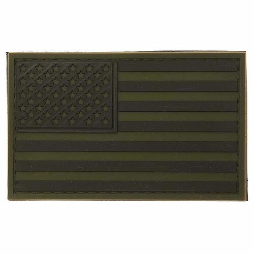 Nášivka vlajka USA velcro 3D PVC bojová