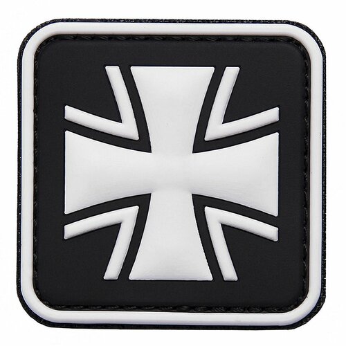 Nášivka GERMAN CROSS black velcro 3D PVC