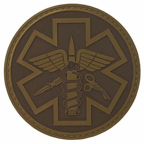 Nášivka PARA MEDIC velcro 3D PVC pouštní