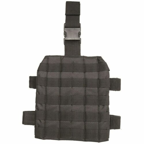 Taktický MOLLE stehenní adaptér černý