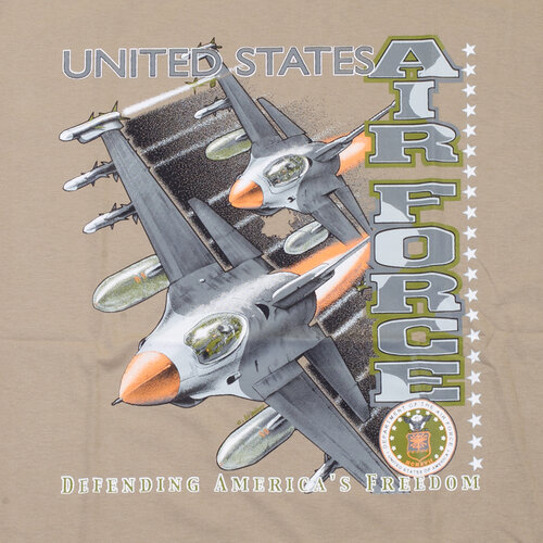 Triko béžové DESIGN AIRFORCE 1