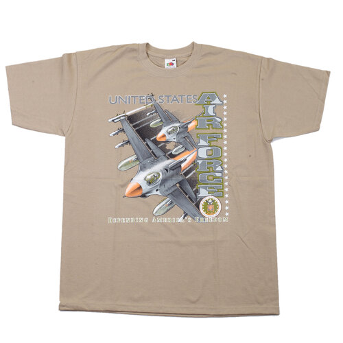 Triko béžové DESIGN AIRFORCE 1