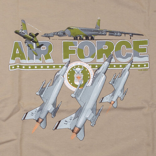 Triko béžové DESIGN AIRFORCE 2