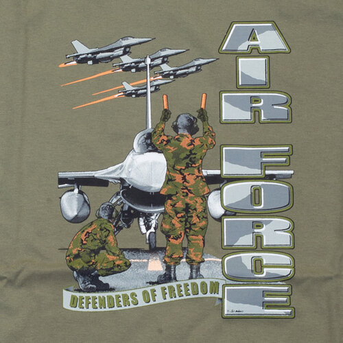 Triko olivové DESIGN AIRFORCE 4