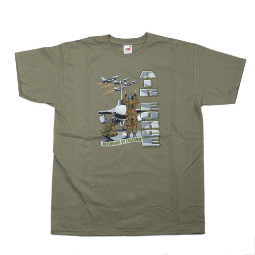 Triko olivové DESIGN AIRFORCE 4