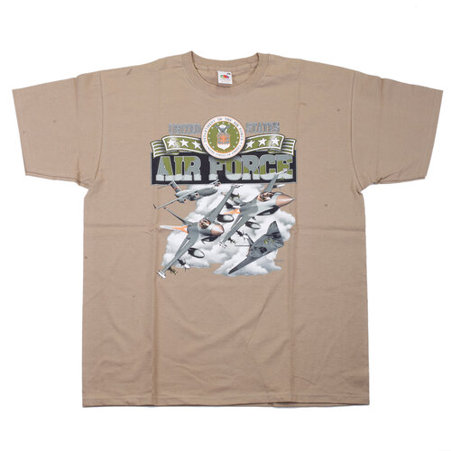 Triko béžové DESIGN AIRFORCE 5