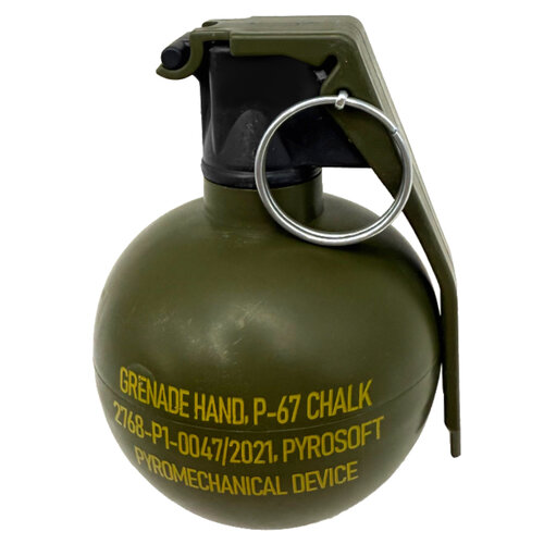 Airsoftový ruční granát P-67M NATO zelený