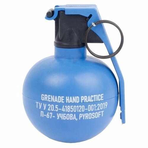 Airsoftový ruční granát P-67P NATO modrý