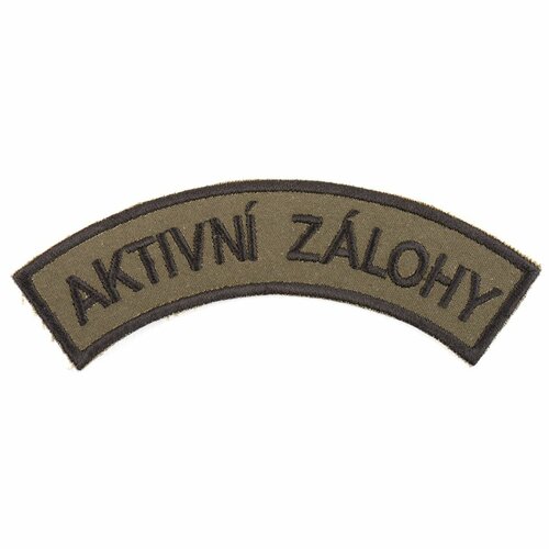 Nášivka Aktivní Zálohy OLIV oblouk