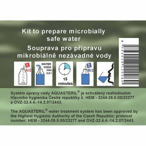 Desinfikace vody  AQUASTERIL 2 DAY EXTREME