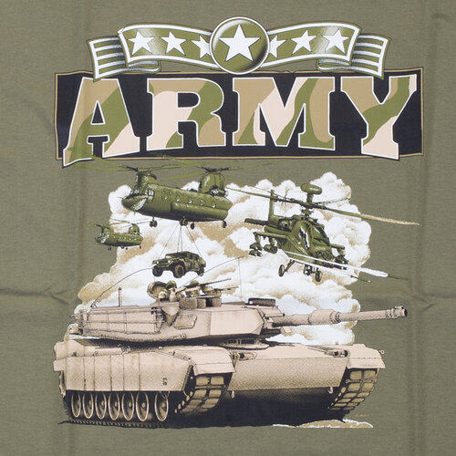 Triko olivové DESIGN ARMY 1