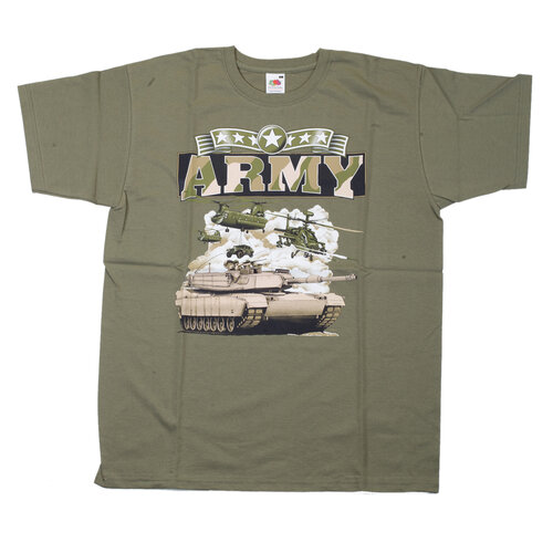 Triko olivové DESIGN ARMY 1