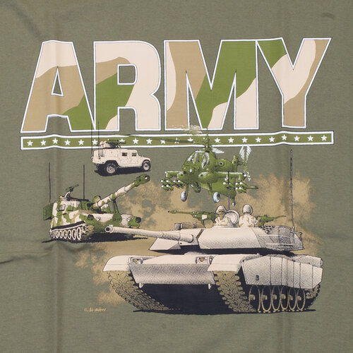 Triko olivové DESIGN ARMY 2