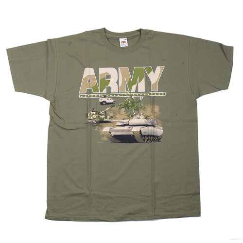 Triko olivové DESIGN ARMY 2