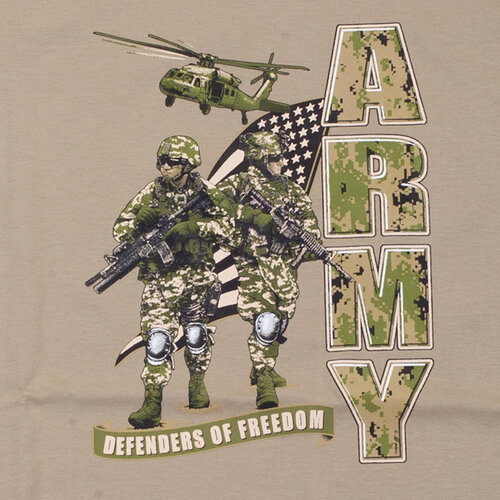 Triko béžové DESIGN ARMY 3