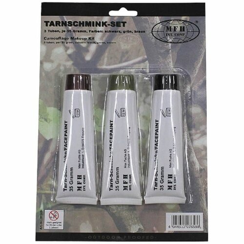 Barvy na obličej MFH - černá /zelená /hnědá