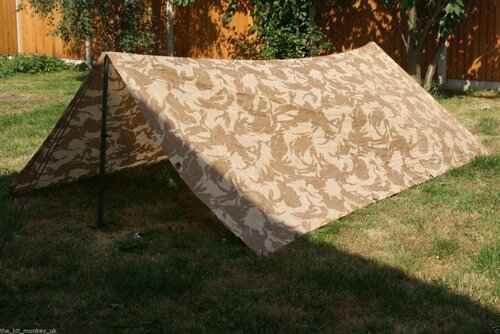 Multifunkční plachta orig. BRITSKÁ  pouštní