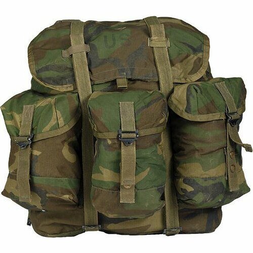 Batoh A.L.I.C.E 55l woodland komplet