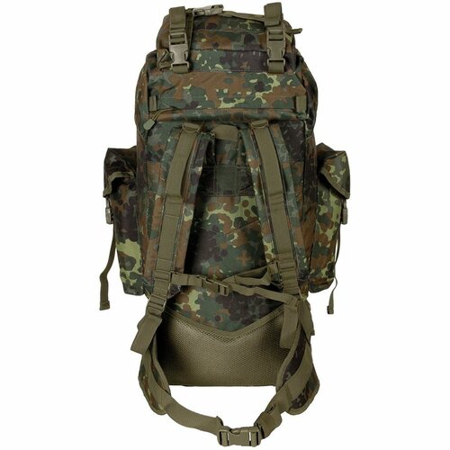 Batoh bojový MOLLE 65l polstrovaný MFH flecktarn